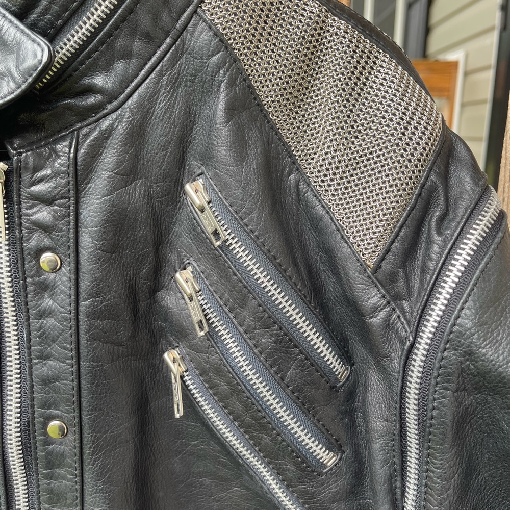 Vintage Micheal Jackson Beat It leather jacket size small - Picture 2 of 8